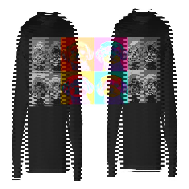 シーズーアートデザイン 長袖Tシャツ