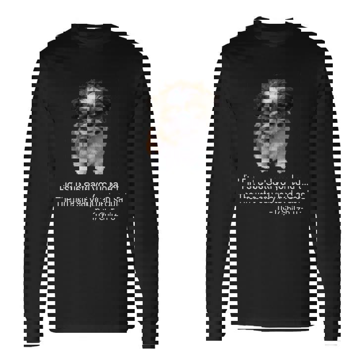 シーズーシャツ 長袖Tシャツ