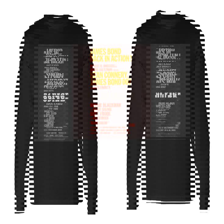 ジェームズ・ボンド 007 ゴールドフィンガー 長袖Tシャツ