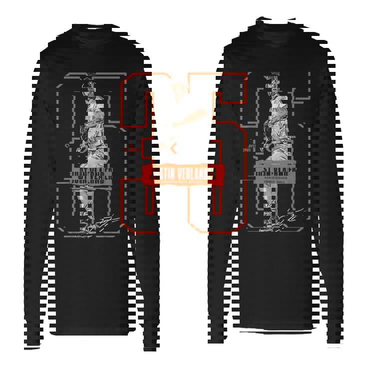 ジャスティン・バーランダー 長袖Tシャツ