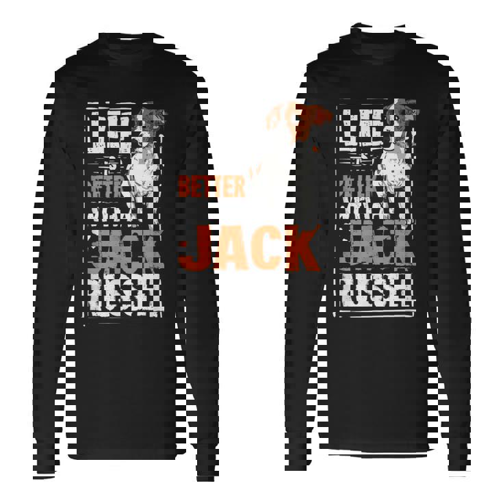 ジャック・ラッセル・テリア 犬所有者へのギフト 長袖Tシャツ