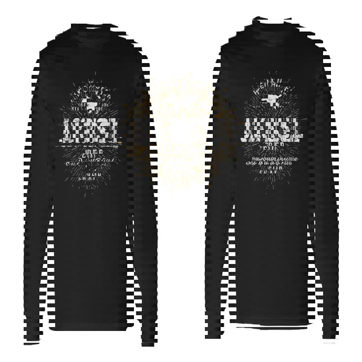 ジャック・ラッセル・テリア犬の恋人のための 長袖Tシャツ