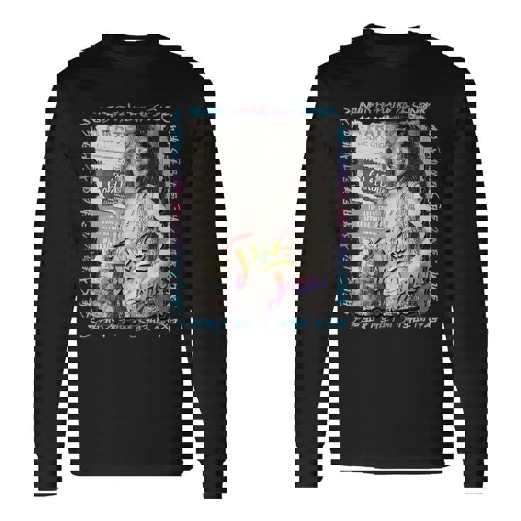 ジャニスジョプリン_001 長袖Tシャツ
