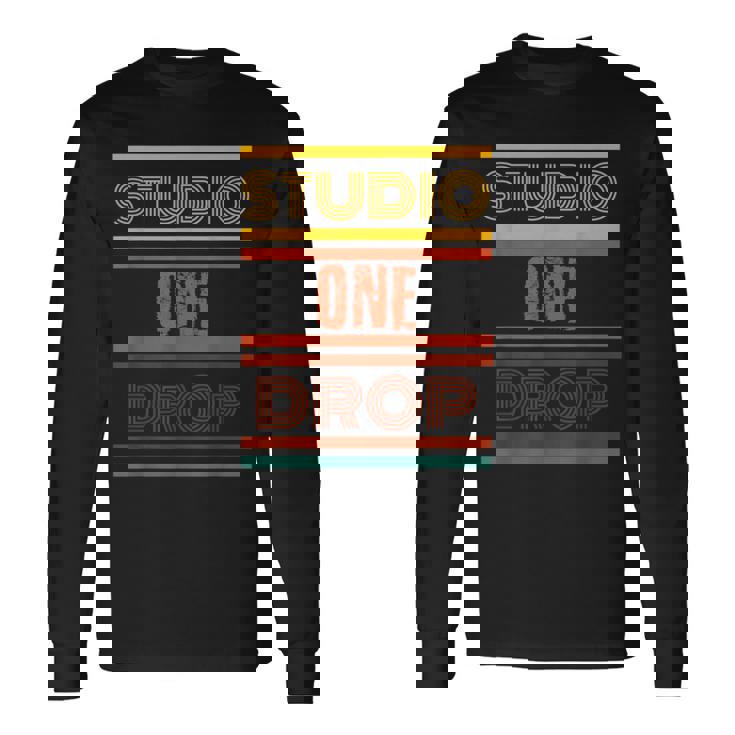 ジャマイカ T レゲエ 音楽スタジオ ワンドロップ ジャマイカ お土産 長袖Tシャツ