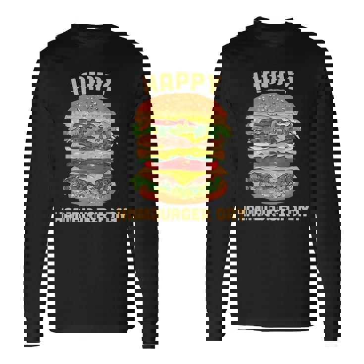 ジャンクフード チーズバーガー ハンバーガー デイバーガーフライ 長袖Tシャツ