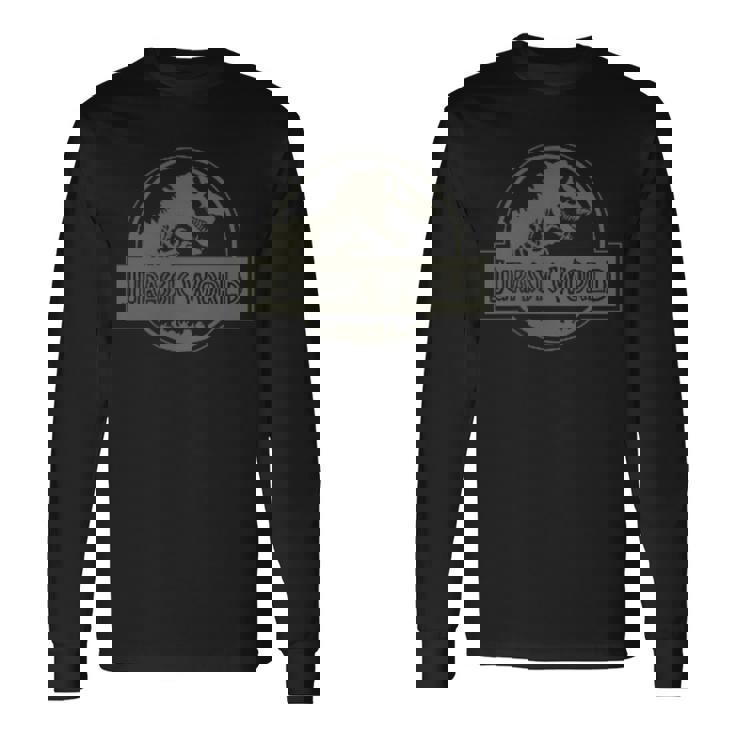 ジュラシック・パーク国立公園 トラック 公式ライセンス商品。 長袖Tシャツ
