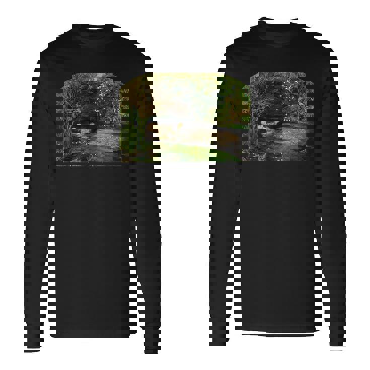 ジョン・エベレット・ミレー作 オフィーリア 1852 長袖Tシャツ