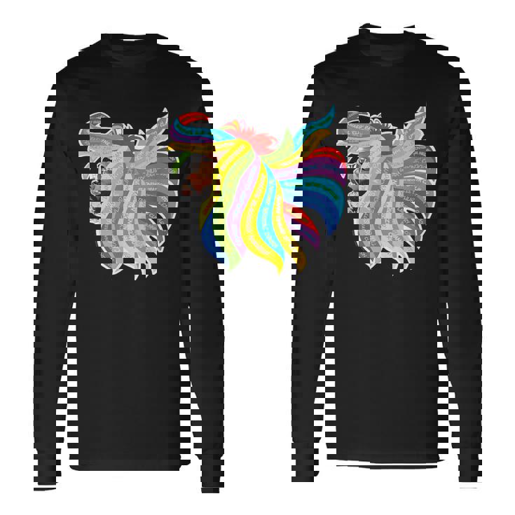 ジョージ・クリントン レインボーヘア 長袖Tシャツ ギフトのアイデア