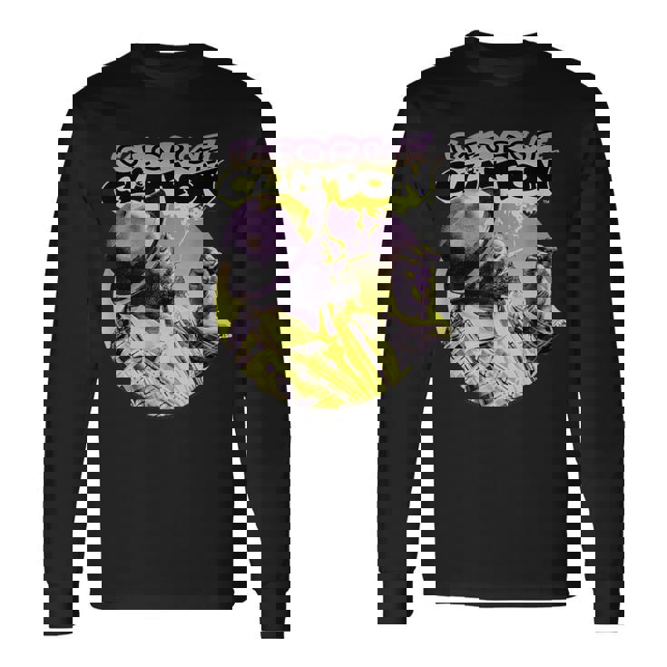 ジョージ・クリントンの煙の写真 長袖Tシャツ