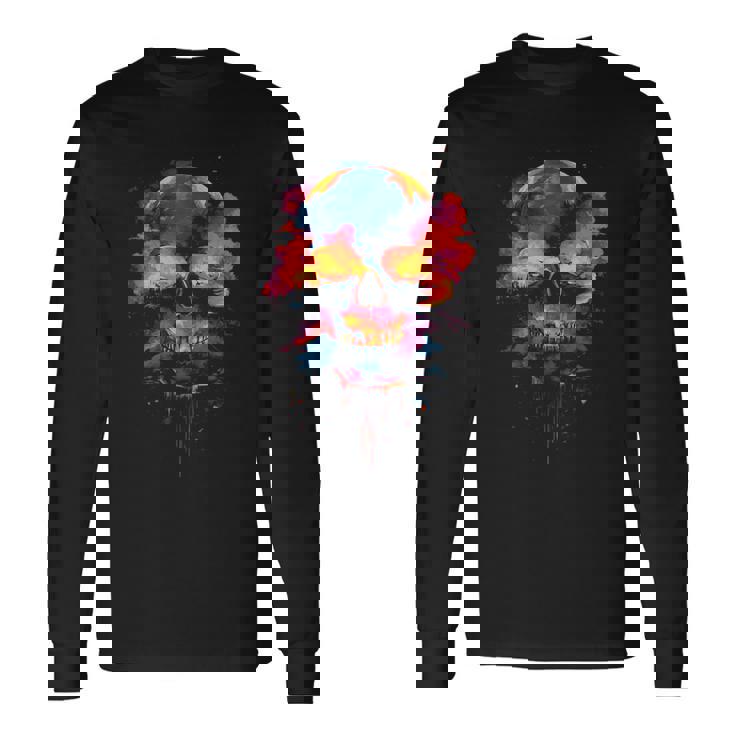 スカル 長袖Tシャツ
