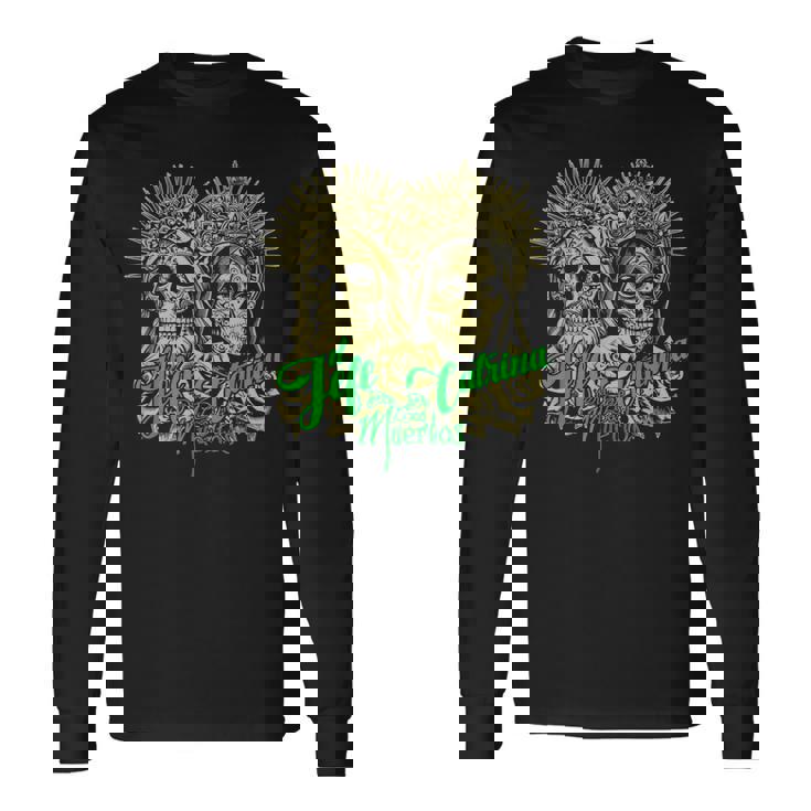 スカルサンタムエルテエルジェフェカトリーナ 長袖Tシャツ ギフトのアイデア