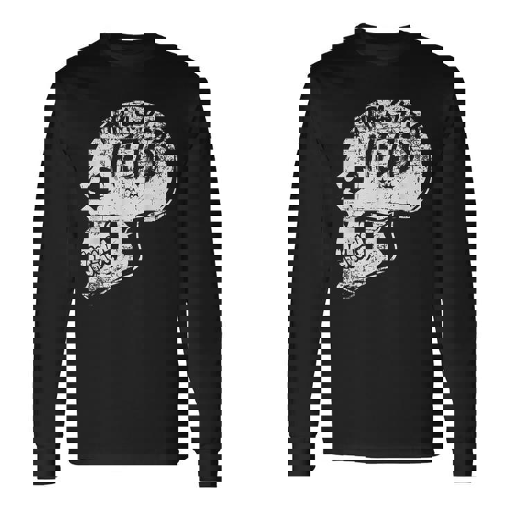 スカルスラッシャーヘッド 長袖Tシャツ