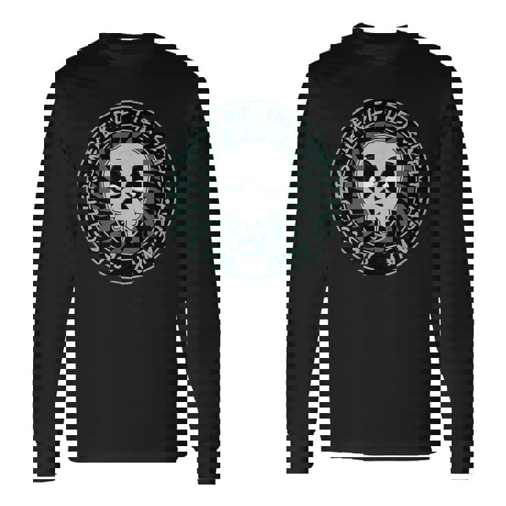 スカル・アンド・デス 老兵は死なず、ただ消え去るのみ 長袖Tシャツ