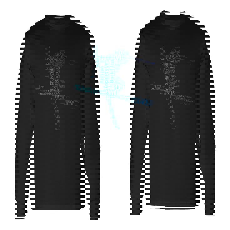 スキー フリースタイル 子供用 スタントスキー 男の子 男性 スキーヤー 長袖Tシャツ