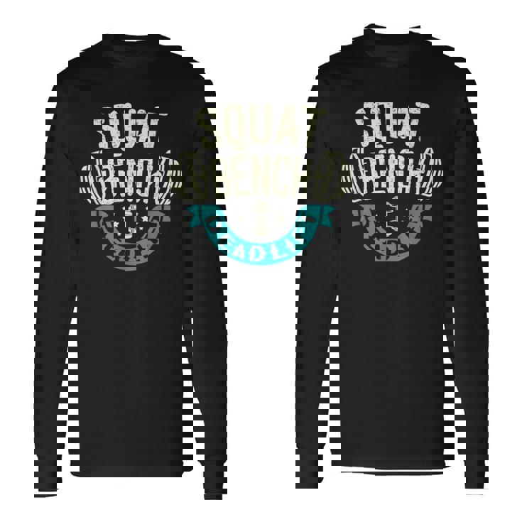 スクワット ベンチプレス デッドリフト パワーリフター 長袖Tシャツ