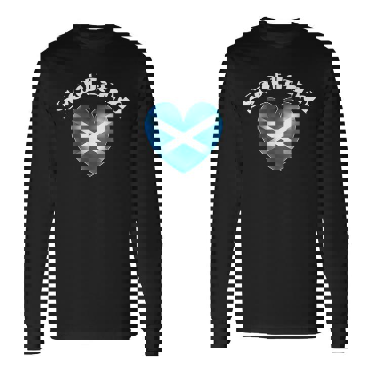 スコットランドのヴィンテージ国旗 スコットランドtシャツ メンズ レディース 長袖Tシャツ