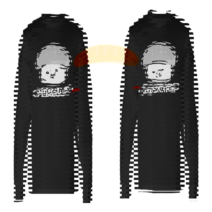 スシゲーム〜ヘイラッシャイ！！〜 サーモン Cぽむこ お寿司 かわいい キャラクター 長袖Tシャツ