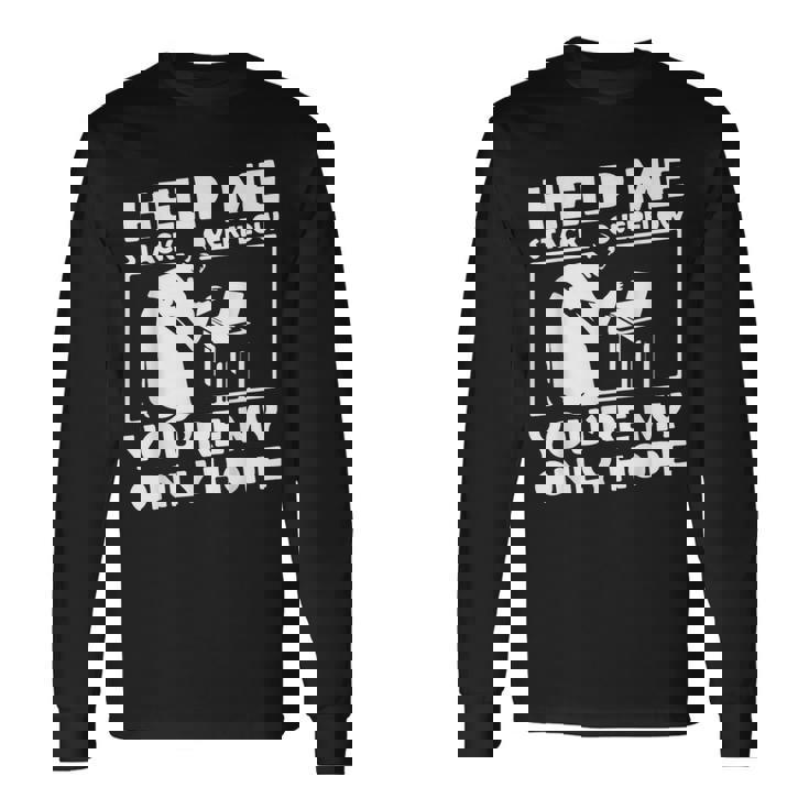 スタックオーバーフローを助ける 長袖Tシャツ