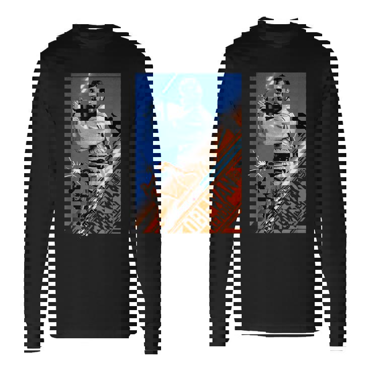 スター・ウォーズ シスの復讐 オビワン ケノービ セイバー スプリット 長袖Tシャツ