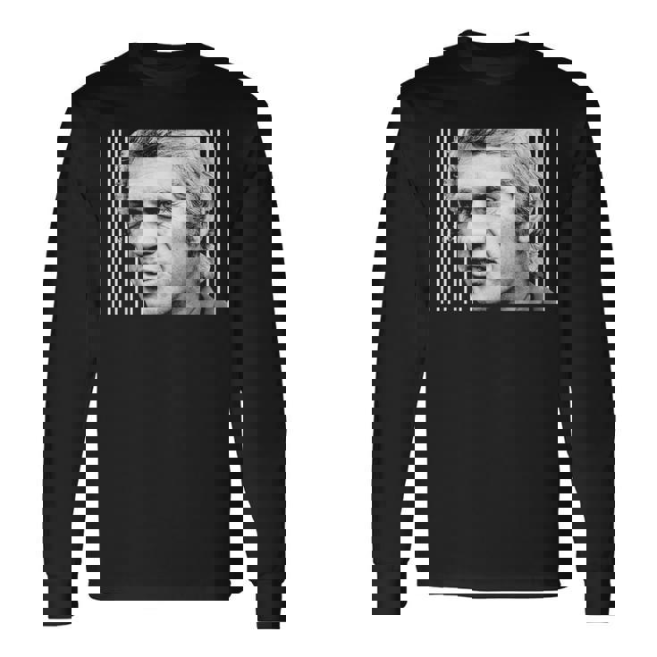 スティーブ・マックイーン ロンドン 1969 長袖Tシャツ