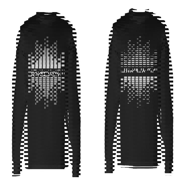 ストリートウェアシャツ黒と白のグラフィック美学 長袖tシャツ 長袖Tシャツ