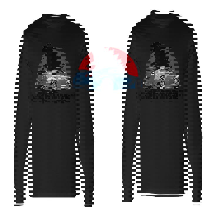 ストリートモンスター、日本の自動車レーシングモータースポーツ 長袖Tシャツ