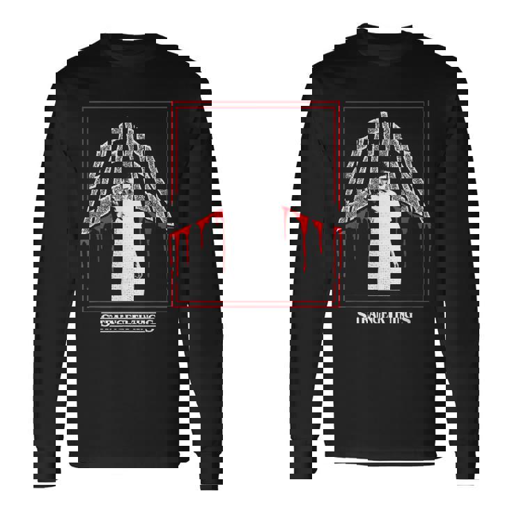 ストレンジャー・シングス クラシック ホラー サイキックパワー イレブン アイコン 長袖Tシャツ