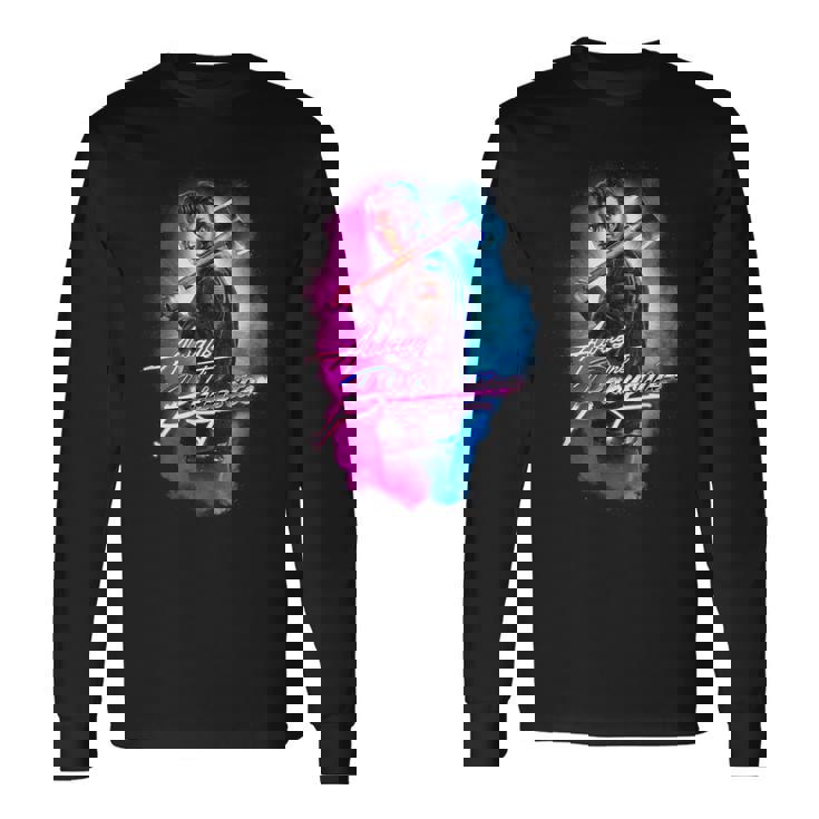 ストレンジャー・シングス スティーブ・ハリントン ベビーシッター 斧 80年代 レトロ 長袖Tシャツ