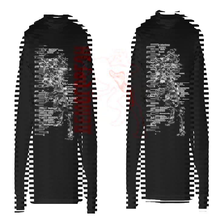 ストレンジャー・シングス デモゴルゴン プロフィール 解剖学 ファン記念品 長袖Tシャツ