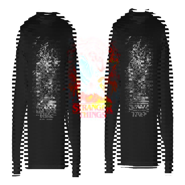 ストレンジャー・シングス ヘルファイア クラブ ギター エディ・マンソン ロックスター 長袖Tシャツ