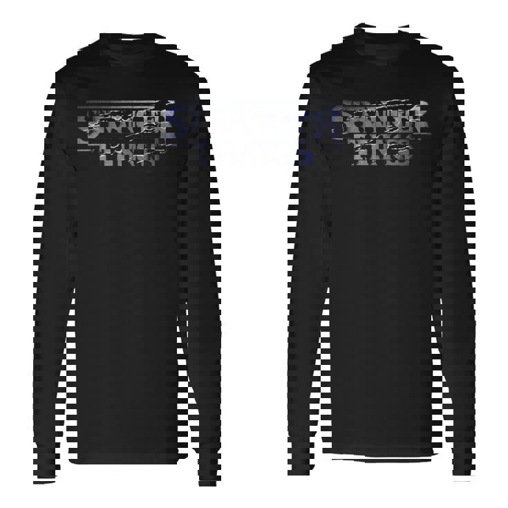 ストレンジャー・シングス ロゴ レトロ 80年代 ホーンテッド・ホーキンス ハロウィン 長袖Tシャツ