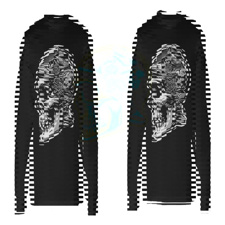 スニーカー ファン ムエルテ スカル 長袖Tシャツ