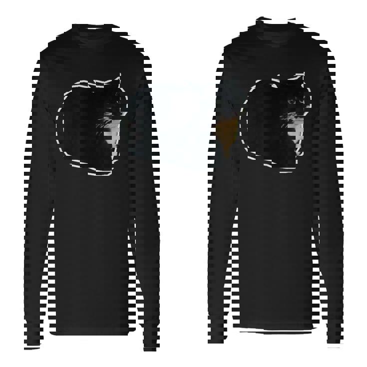 スピニング キャット ミーム マックスウェル ザ・キャット ミーム 長袖Tシャツ