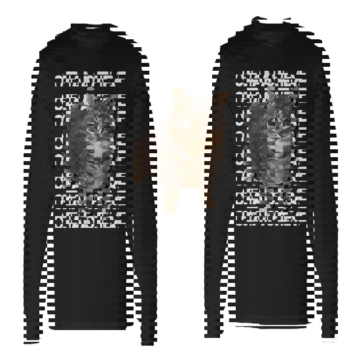 スピニングキャットミーム Oiiaoiia キャットミーム 長袖Tシャツ