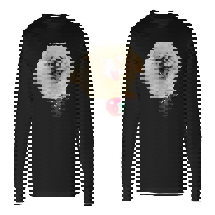 スマイル ペキニーズサニー 長袖Tシャツ