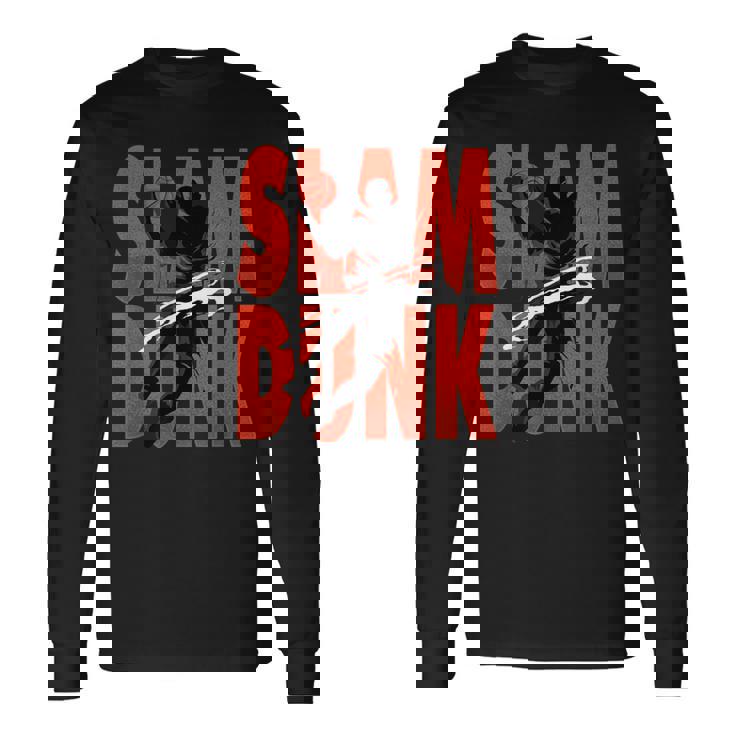 スラムダンク バスケットボール選手 フープスコーチ 長袖Tシャツ