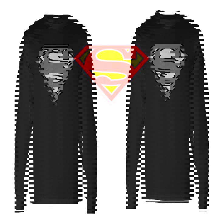 スーパーマン レジェンダリー クラシック ロゴ 長袖Tシャツ