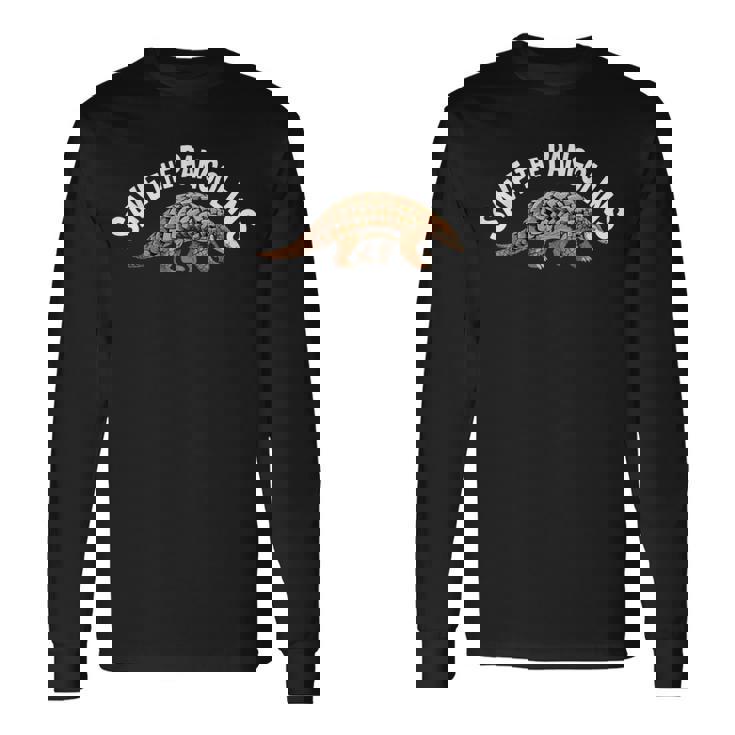 セイヴ・ザ・パンゴリン野生動物園 長袖Tシャツ