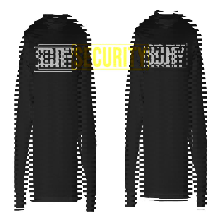 セキュリティ イベント スタッフ紛失防止ガード 保護 長袖Tシャツ