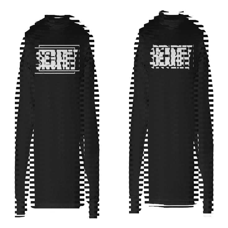 セキュリティ ティーシャツセキュリティシャツ 警備員コスチューム 警備員 長袖Tシャツ