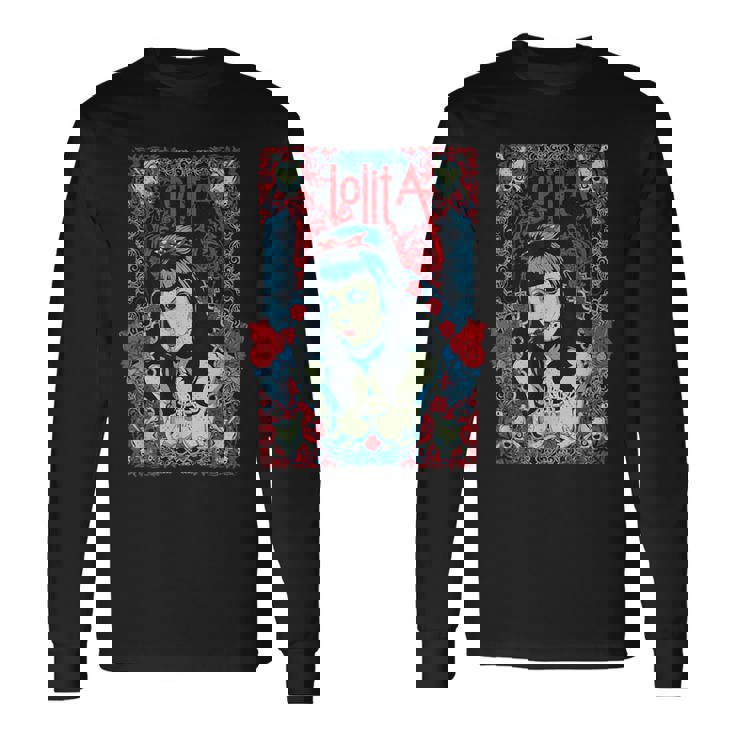 セクシー ゾンビ ピンナップ ガール ヴィンテージ ロリータ ゴス 長袖Tシャツ