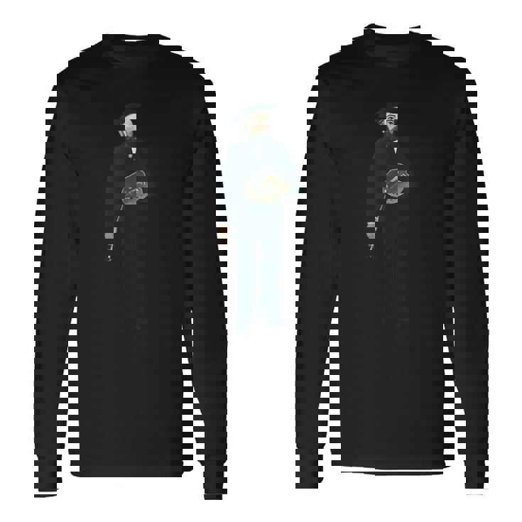 セルフポートレート アンリ・ルソー作 リール・サン・ルイス 1890 長袖Tシャツ