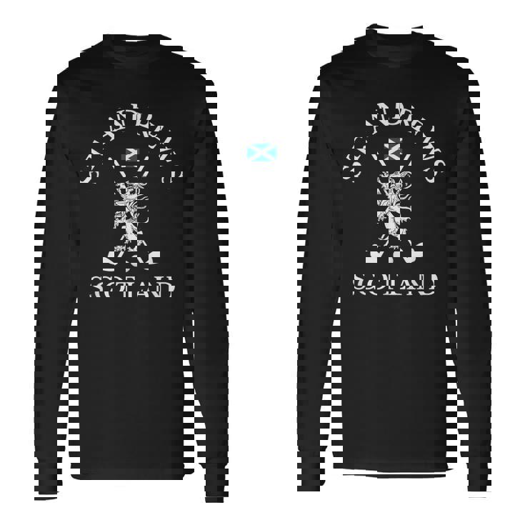 セントアンドリュース スコットランド ゴルフファン 長袖Tシャツ ギフトのアイデア