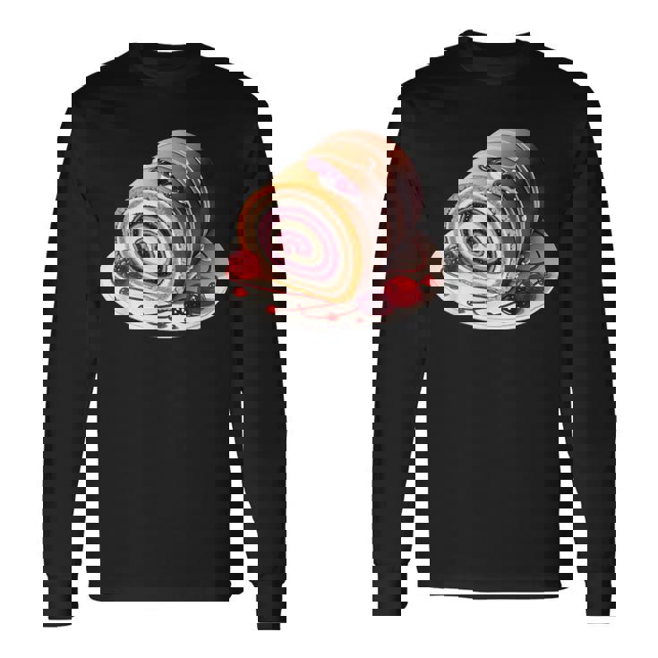 ゼリーロールケーキ 長袖Tシャツ