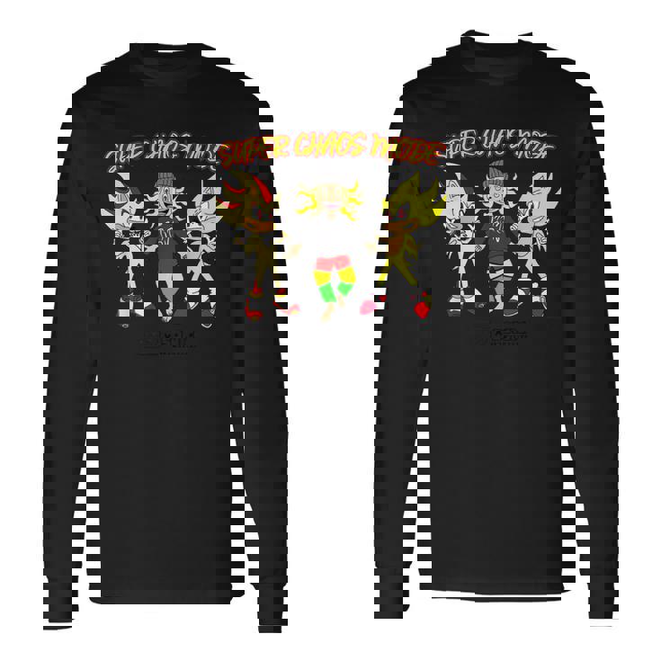 ソニック×れじぇくんuper Chaos Mode L 長袖Tシャツ