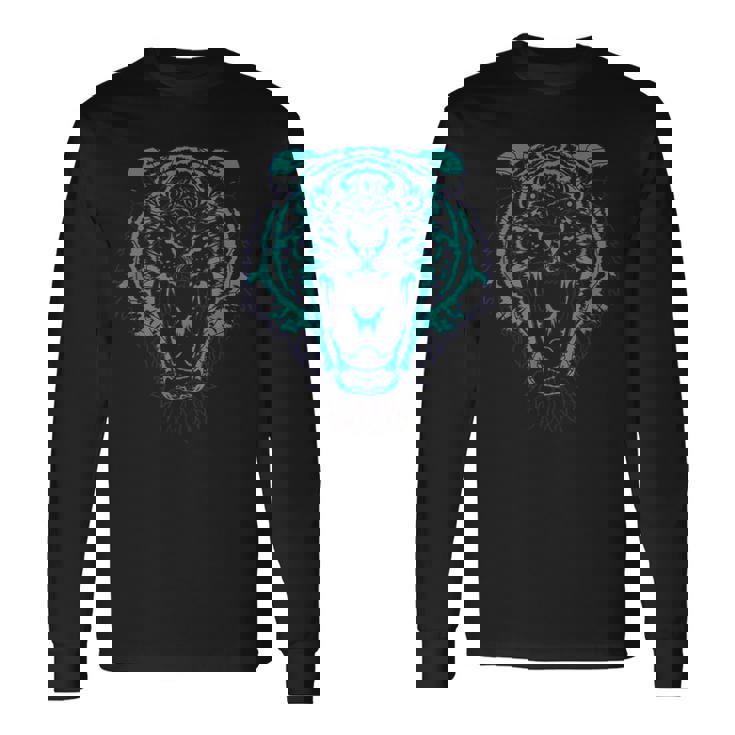 タイガーヘッド 長袖Tシャツ