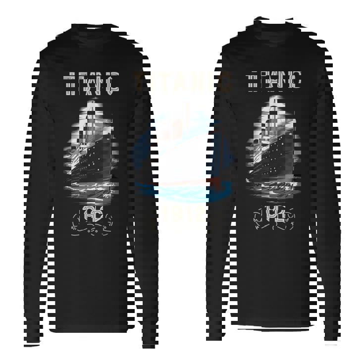 タイタニック 1912 ヴィンテージ タイタニック エキスパート タイタニック ボーイズ ガールズ 長袖Tシャツ