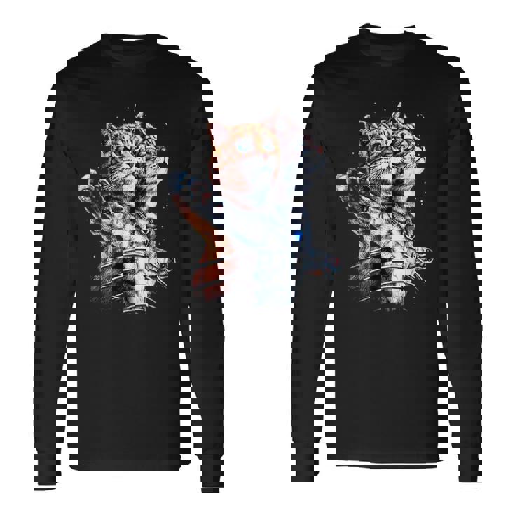 タイタニックキャット 長袖Tシャツ