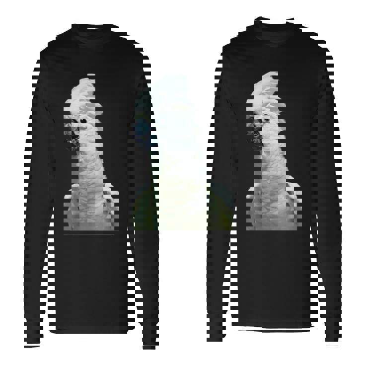 タイハクオウム 鳥 オウム 長袖Tシャツ