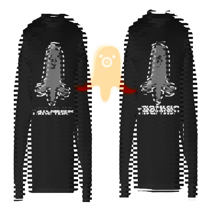 タコさんウインナー たこさん ウインナー Takosan Wiener 食べ物 イラスト かわいい おもしろ 長袖Tシャツ